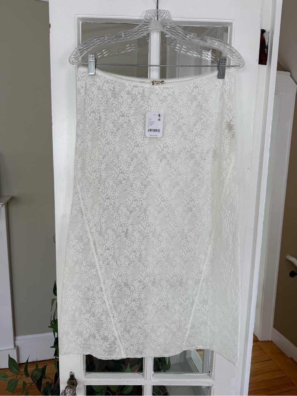 Free People Lace Midi Skirt